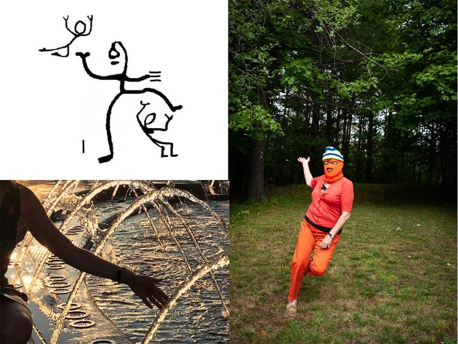 Photos clockwise from L: "Shorties" drawing by Cathy Weis; Ellen Fisher by Ben Stechschulte; Carolyn Hall by Kelly AuCoin