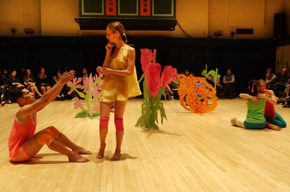 Douglas Dunn and Dancers with designs by Mimi Gross Photo: Jacob Burckhardt