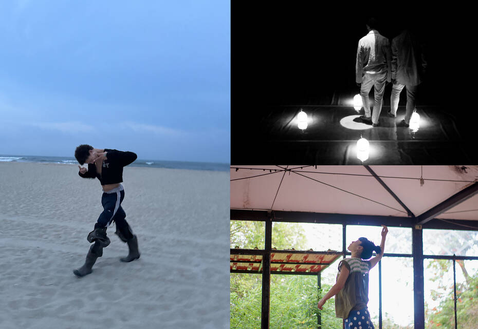 Images clockwise L to R: Lysis by Peter Avila; Luis A. Lara Malvacías and Jeremy Nelson by Laura Fuchs; Sakura Shimada by Nikolas Aud.