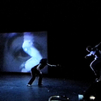 Performers: Weis, Monson <br/>Still from video by: Jody Sperling