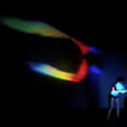 Performer: Jennifer Monson<br/>Still from video by: Weis