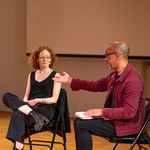 Emily Coates & Brent Hayes Edwards — <a href="https://cathyweis.org/calendar/april-27-2025-a-film-by-emily-coates/" target="outside">April 27, 2025</a> <br/> Photo by Rachel Keane